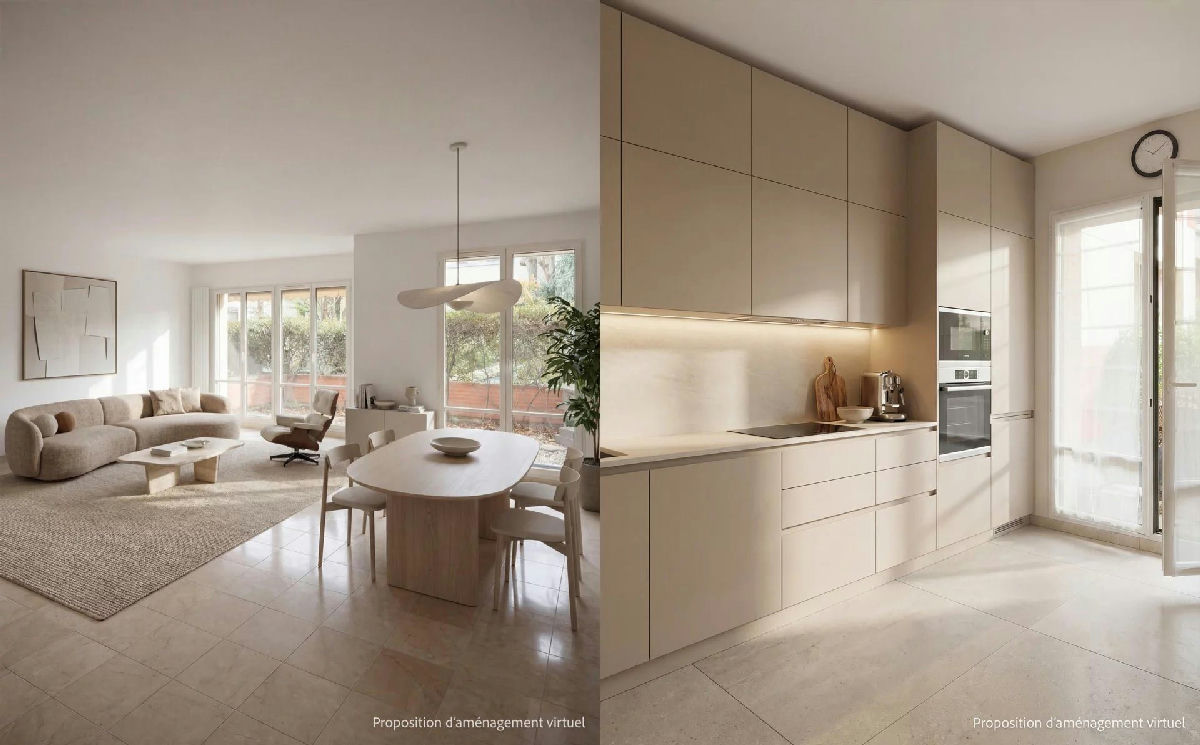 A Duplex with Terraces in the Littré Gardens - 12