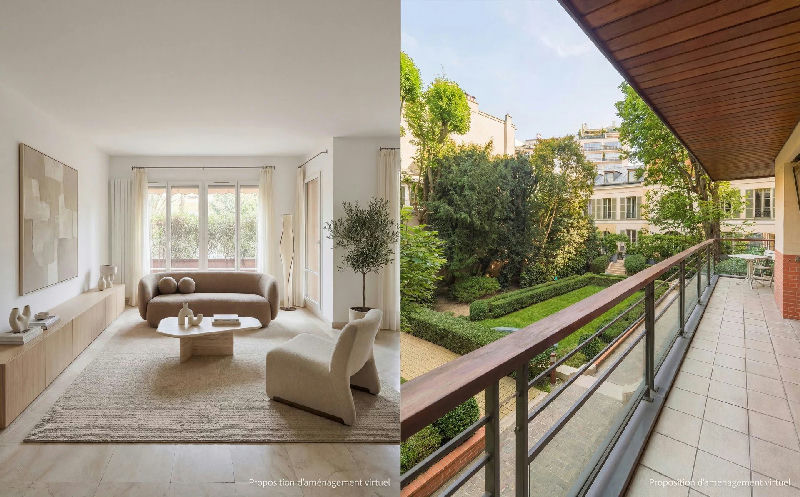 A Duplex with Terraces in the Littré Gardens - 4