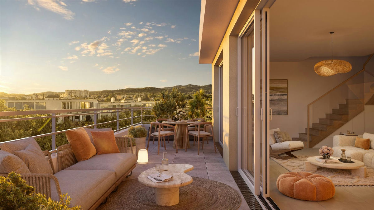 Beautiful T3 apartment with terrace close to the beaches - 2