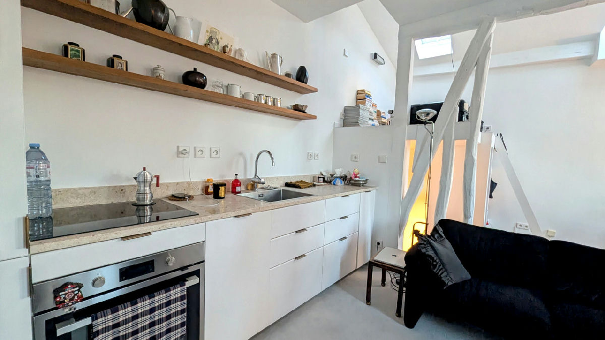 Paris 11th / Magnificent apartment 3 rooms, newly renovated, top floor, fireplace, sunny - 5