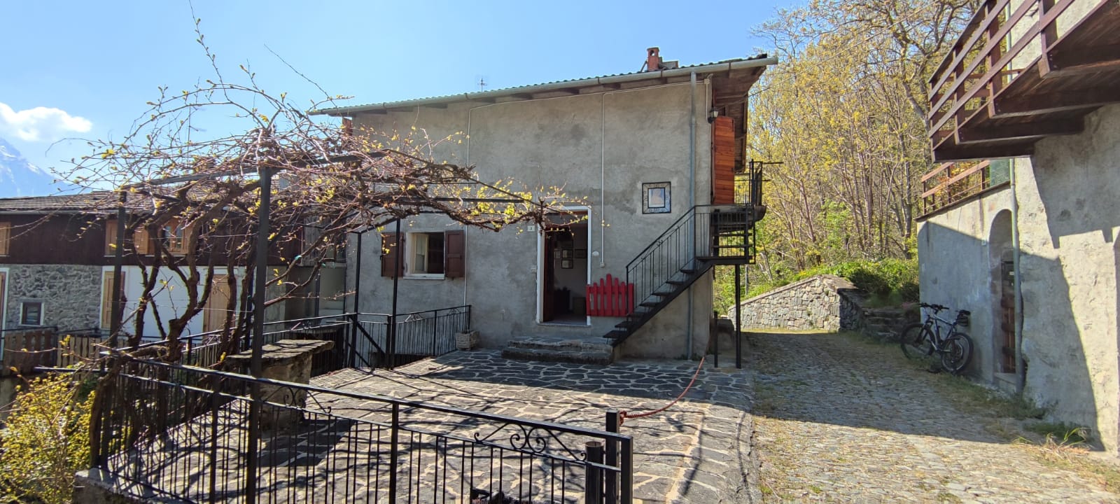 cottage consisting of two independent apartments