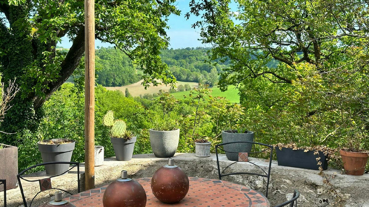 Stylish 3 bed house, 2 bed gite with pool and terraces set in 8Ha with stables and fenced paddocks - 3