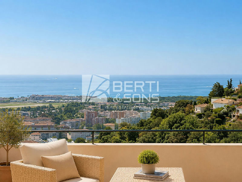 Exclusive Mandelieu-La-Napoule - 108 Sqm Apartment - Panoramic Sea View - 36 Sqm Terrace