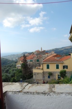 Nicely restored stone village house overlooking the village