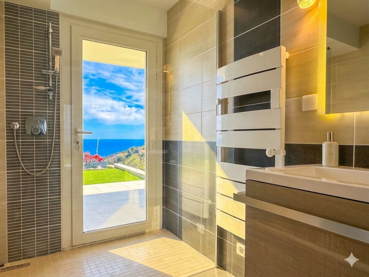 Contemporary 5-bedroom villa with double garage, swimming pool, and sea view in Les Issamb - 9