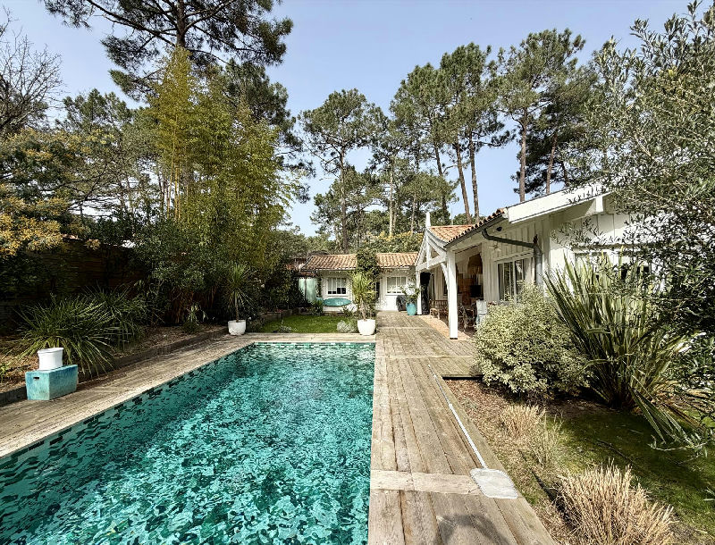 Cap-Ferret, between basin and ocean, charming wooden villa, 4 bedrooms, 3 bathrooms, heated swimming pool, 3 sheds - 2