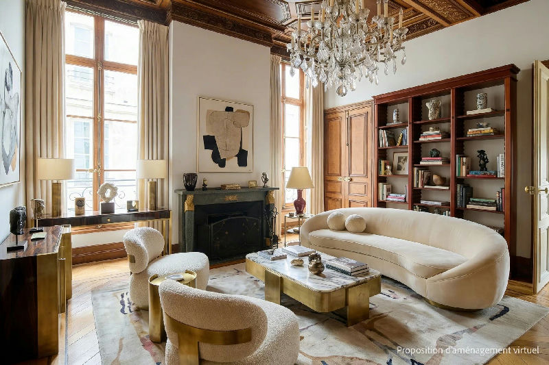 Quai de Bourbon, a magnificent reception apartment overlooking the Seine - 3