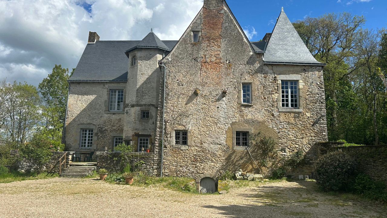 A rare chance to own a historic 15th-Century listed manoir surrounded by woodland in the heart of La