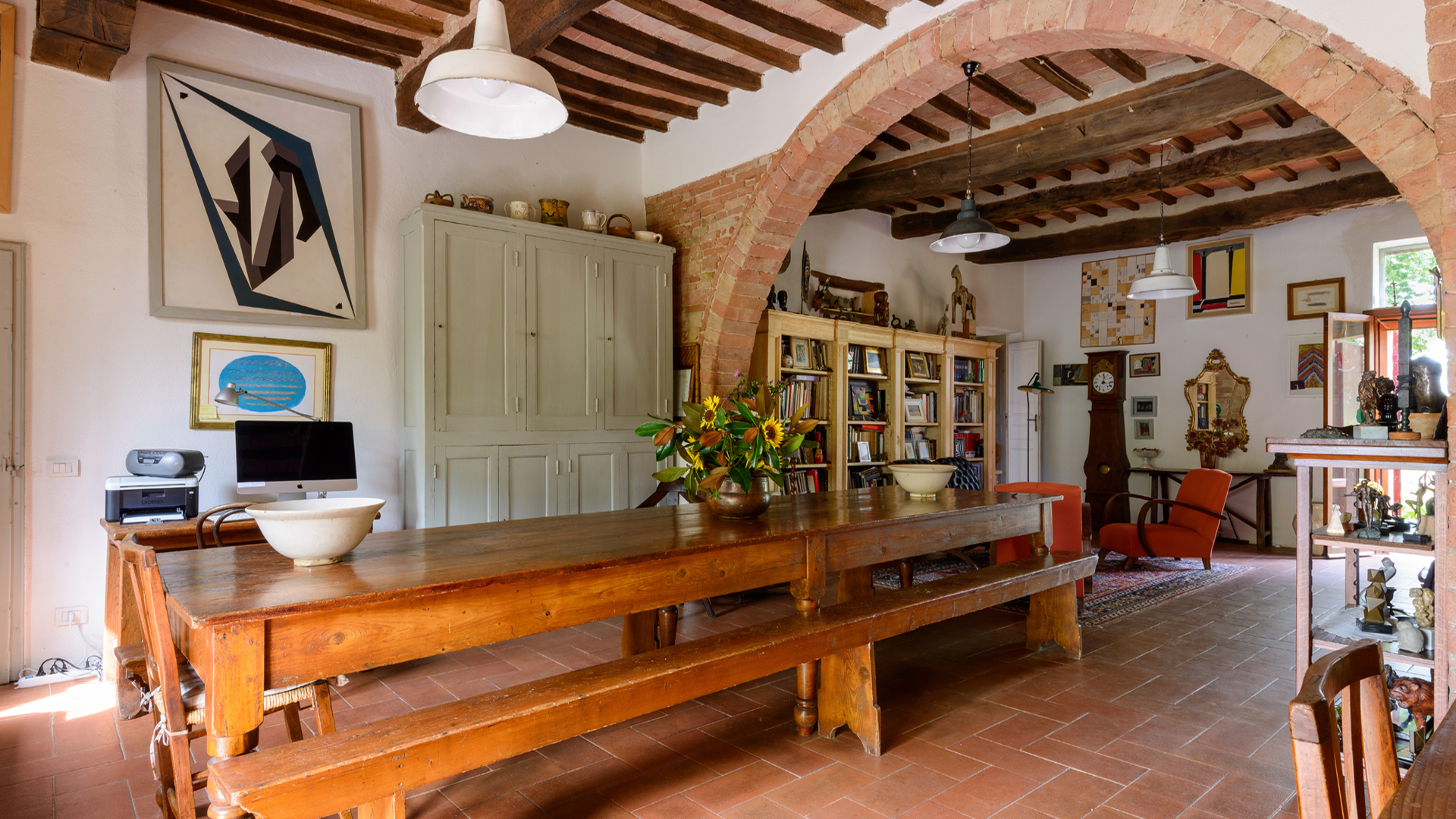 Rustic Tuscan Stone Family Farmhouse with 4 bedrooms near village - 5