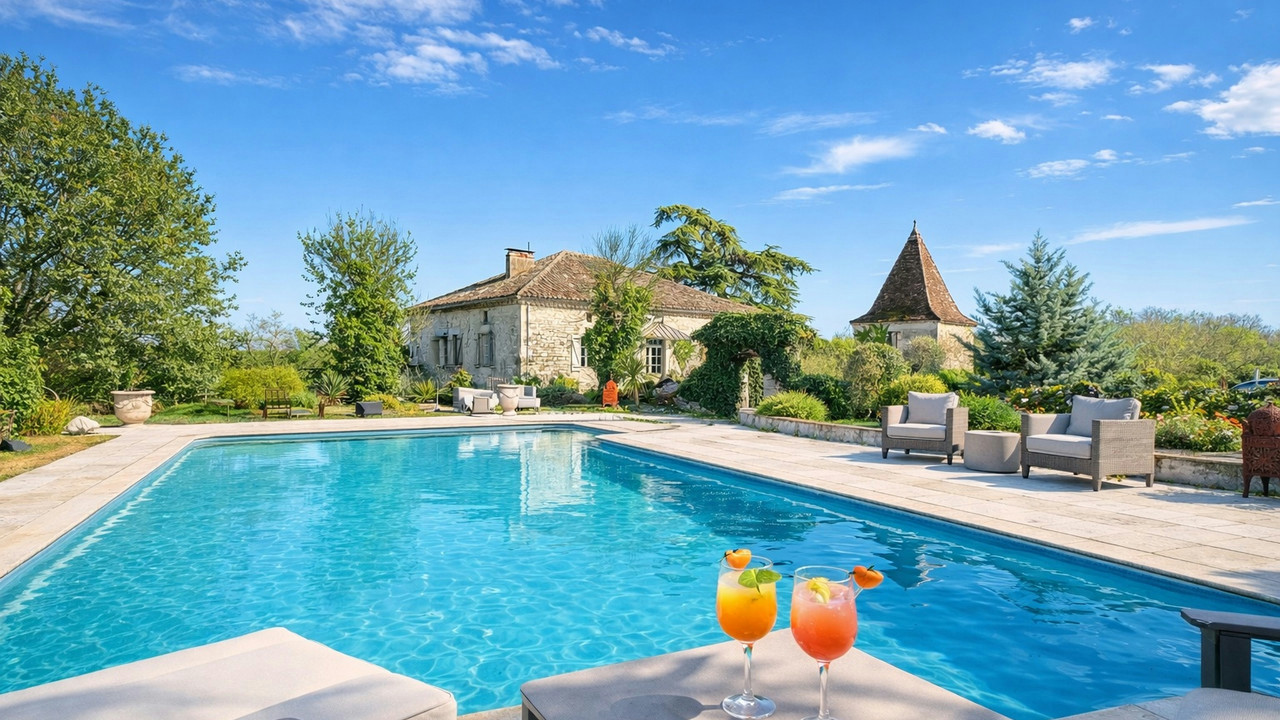 Modern country living with swimming pool and equestrian facilities – the perfect French lifestyle!