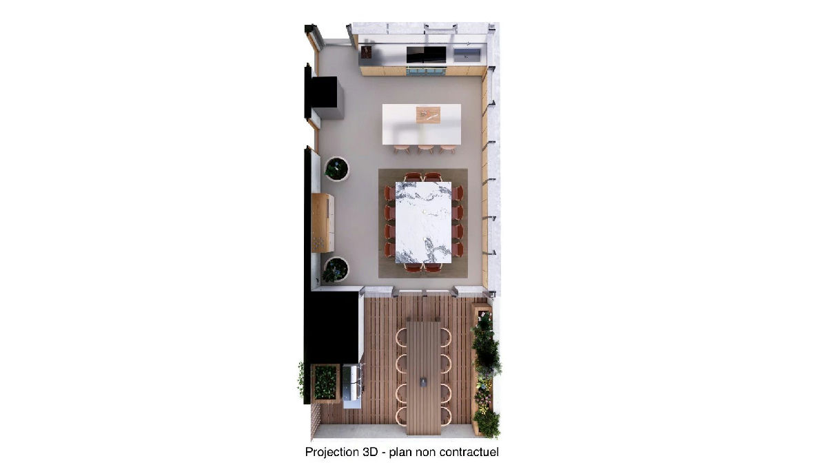 A penthouse with a rooftop terrace and a view - 13