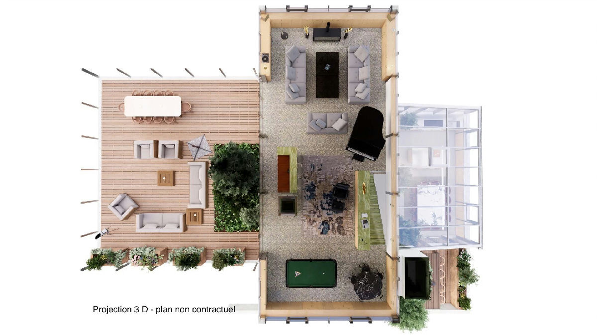 A penthouse with a rooftop terrace and a view - 14