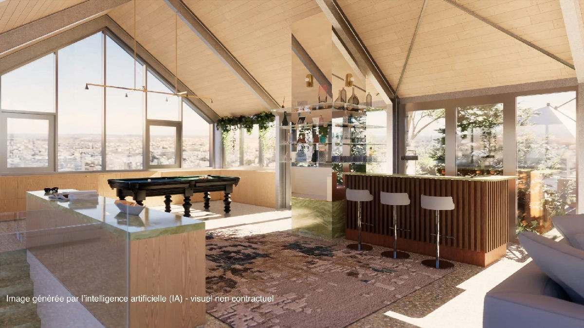 A penthouse with a rooftop terrace and a view - 7
