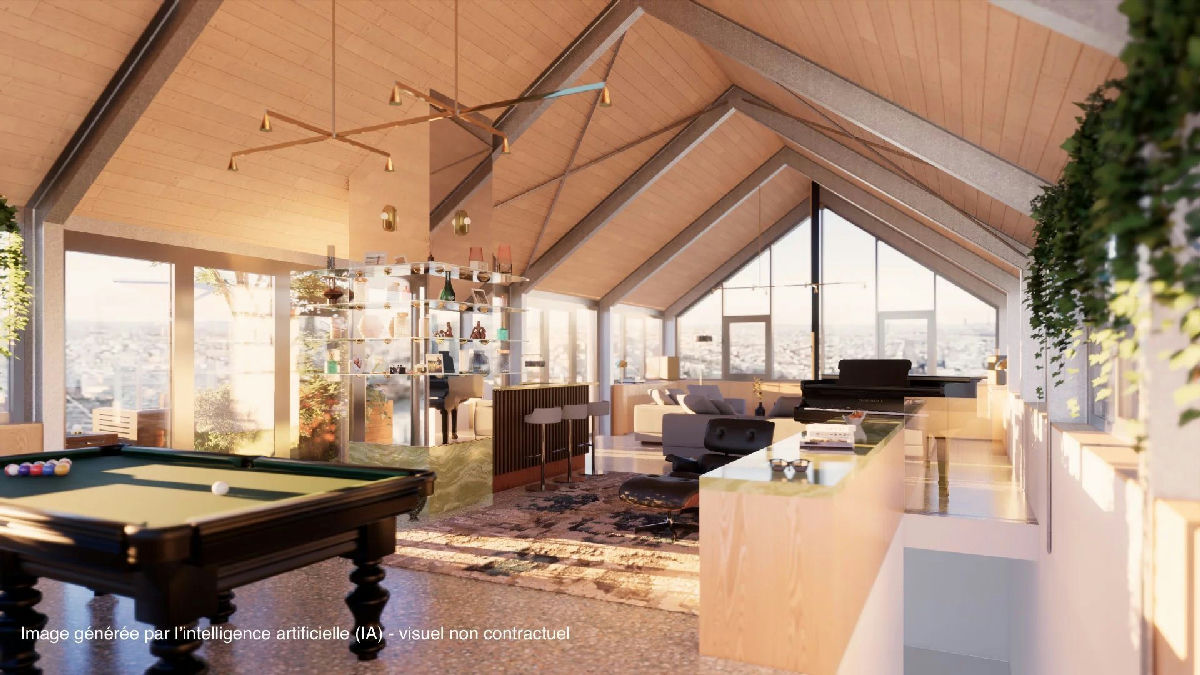 A penthouse with a rooftop terrace and a view - 8